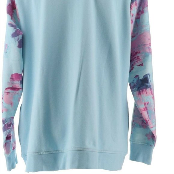 NWT DENIM & CO.‎ ACTIVE BOMBER JACKET XS BLUE CLOUD - Picture 7 of 11